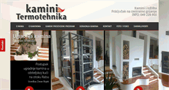 Desktop Screenshot of kamini-termotehnika.com