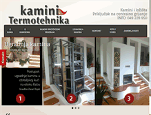 Tablet Screenshot of kamini-termotehnika.com